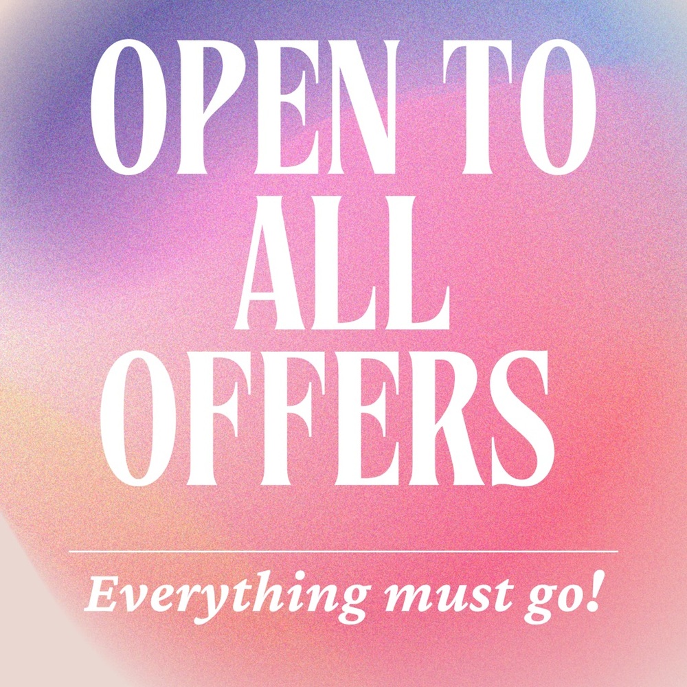 Open to All Offers!